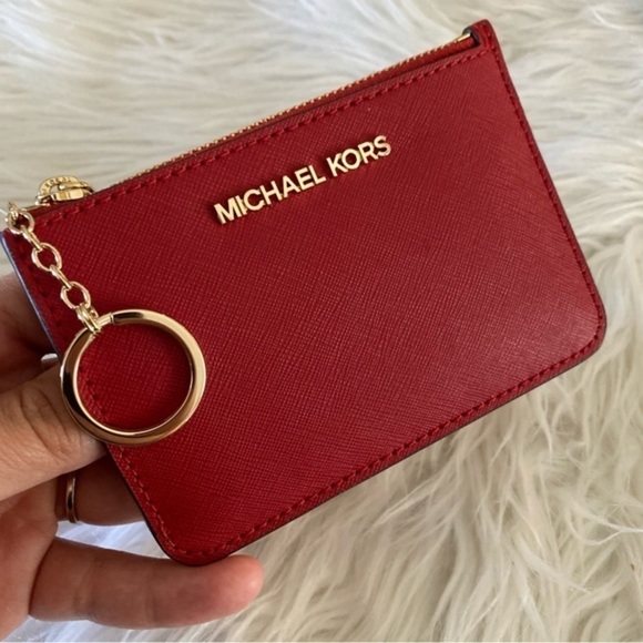 Michael Kors jet set travel small coin pouch & ID holder wallet - Picture 5 of 15